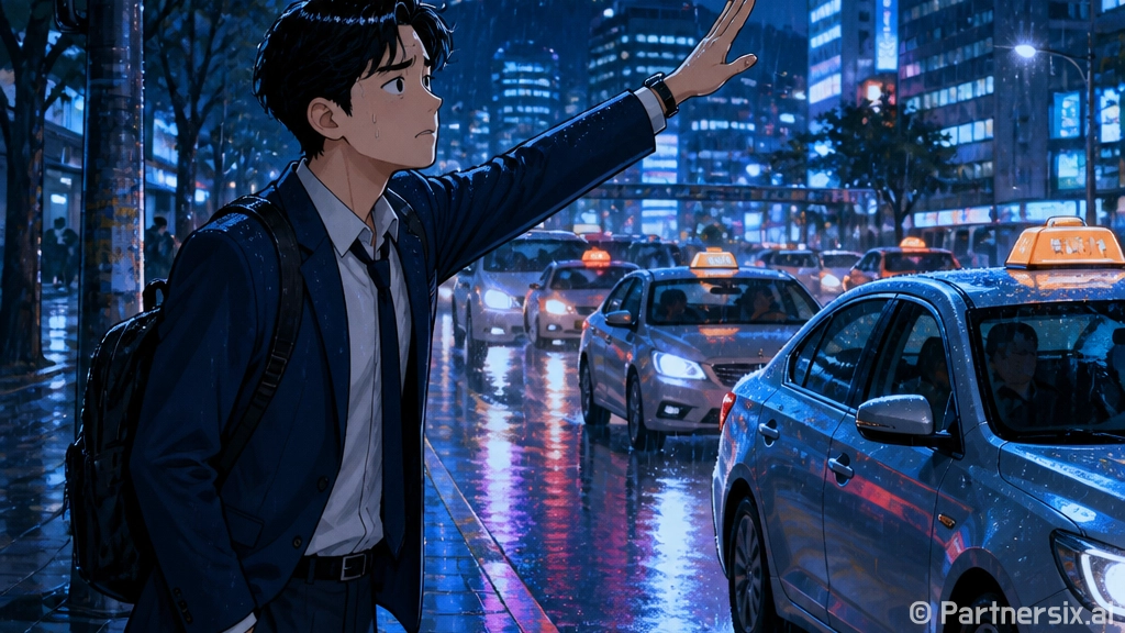 택시 잘 잡고 요금…