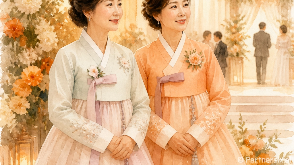 혼주한복 고르는 방법, 예식장 분위기와 체형까지 맞추려면 이렇게