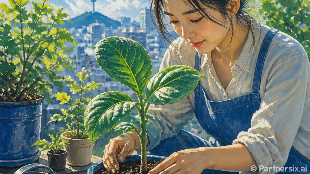 타마릴로 묘목 키우…