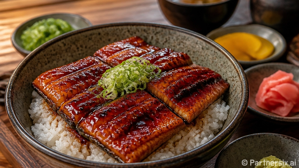 장어덮밥 맛있게 먹…
