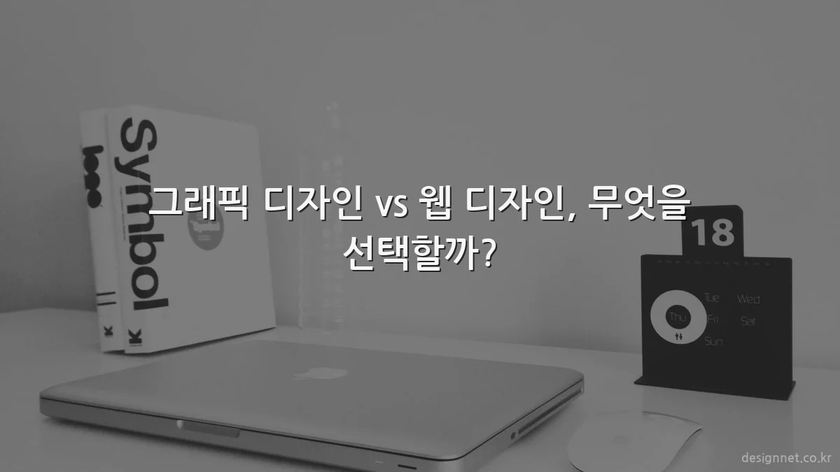 그래픽 디자인 vs 웹 디자인, 무엇을 선택할까?