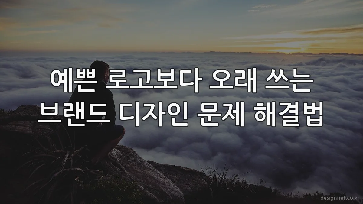 예쁜 로고보다 오래 쓰는 브랜드 디자인 문제 해결법