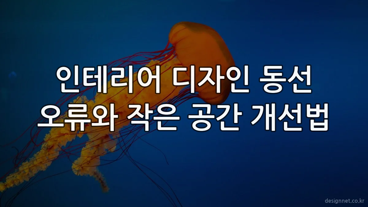 인테리어 디자인 동선 오류와 작은 공간 개선법