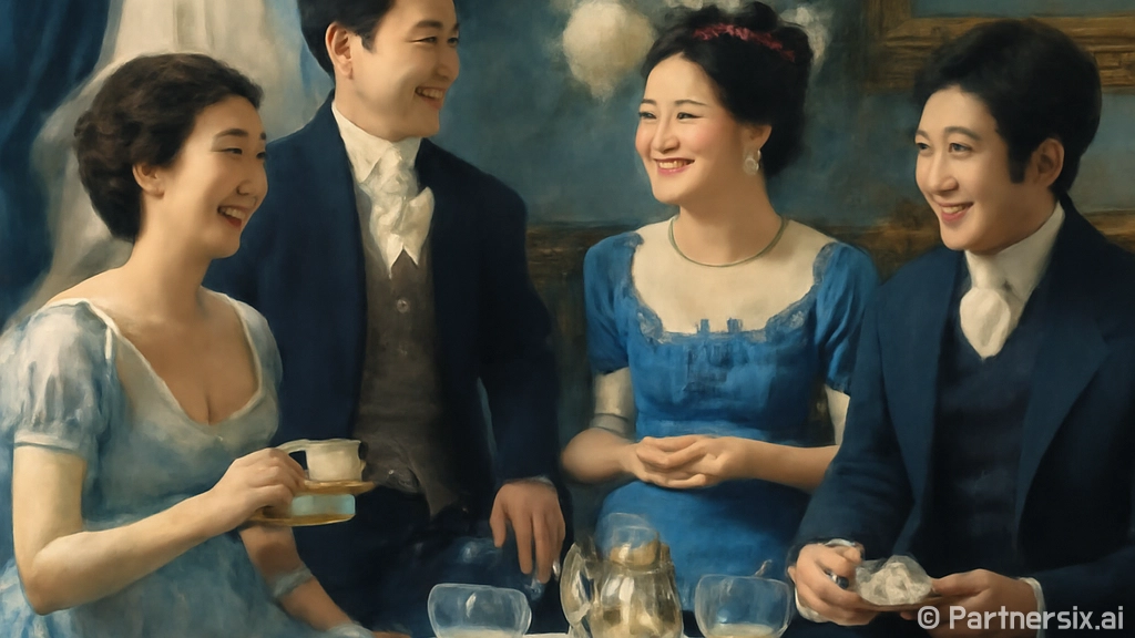 브리저튼을 즐기는 …