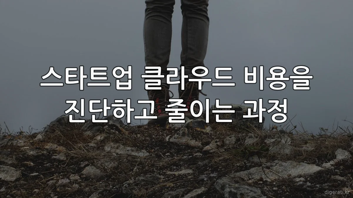 스타트업 클라우드 비용을 진단하고 줄이는 과정
