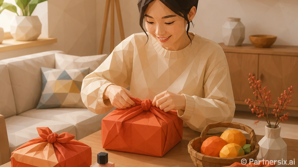 초보자를 위한 보자기 포장법, 선물 크기별로 예쁘게 묶는 방법