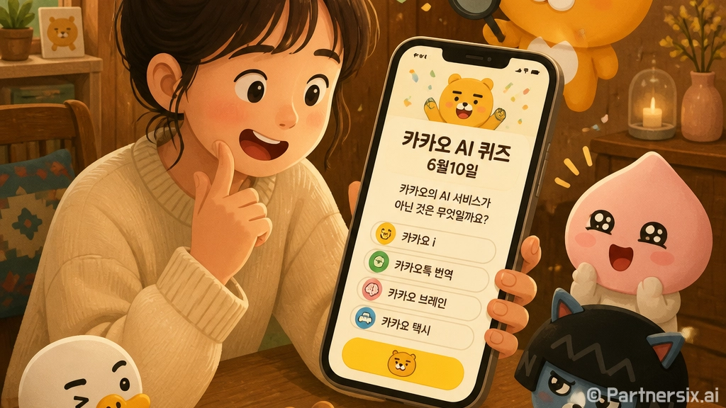 카카오 AI 퀴즈 6월10일 참여하는 방법과 정답 확인 팁