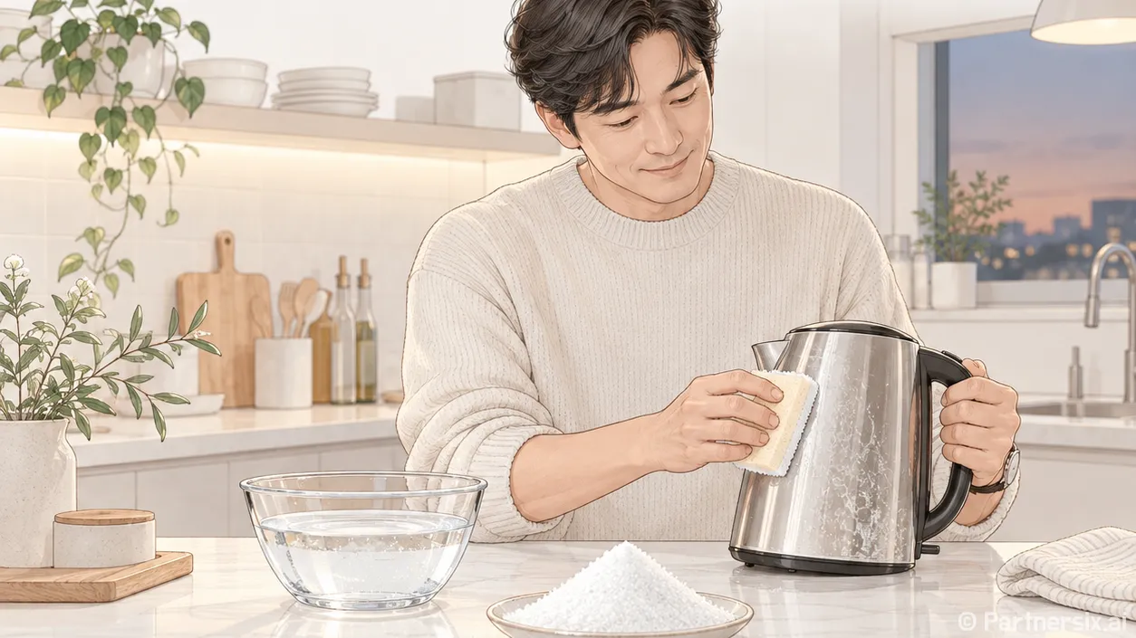 구연산으로 물때를 …