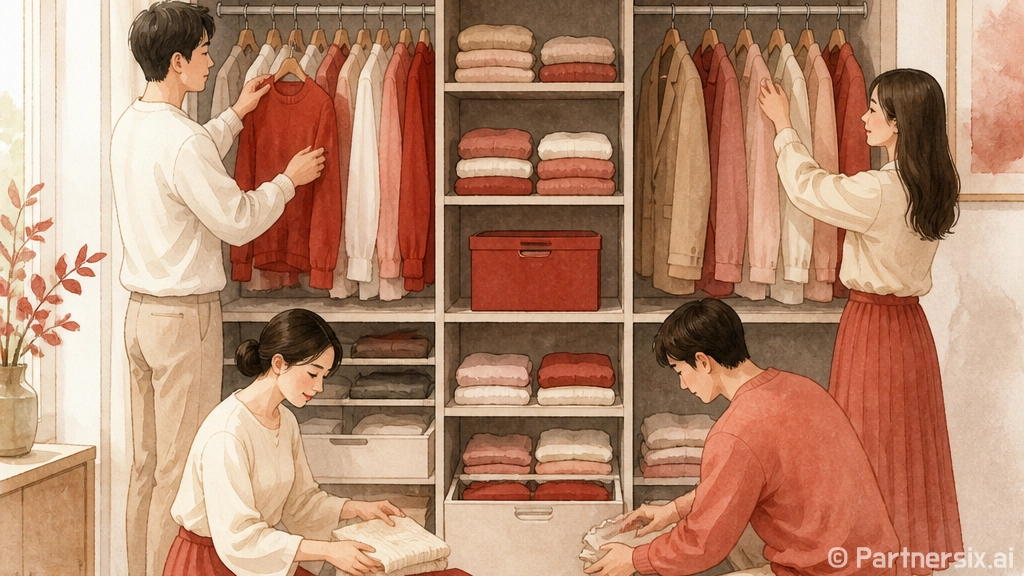 옷장정리 오래 유지하려면 이렇게 나누세요