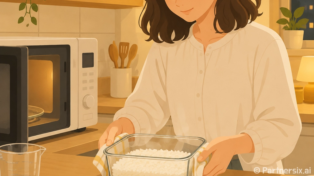 전자레인지 밥 맛있게 하려면 이렇게 잡아야 합니다