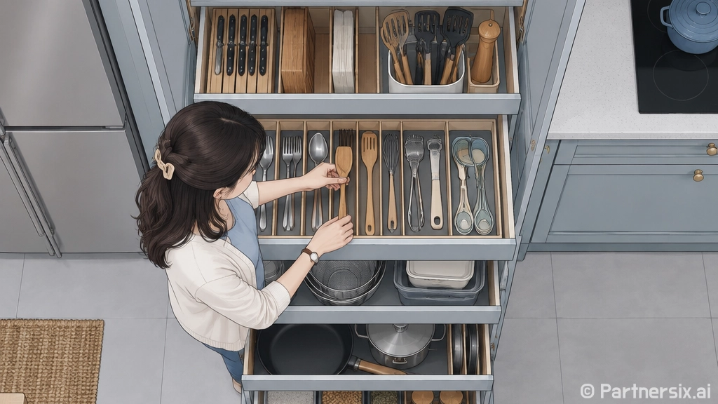주방수납장 맞춤하려면 이렇게, 평수보다 동선부터 재는 방법