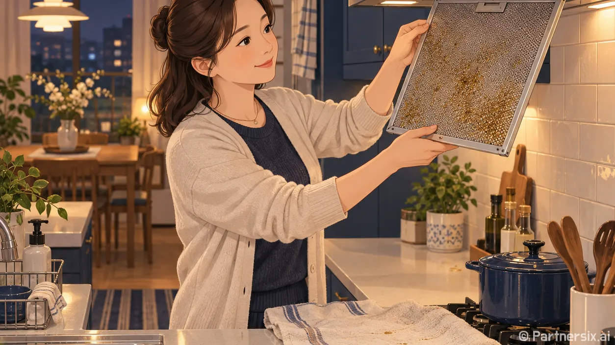 렌지후드 기름때 청소 힘 덜 들이고 끝내는 방법