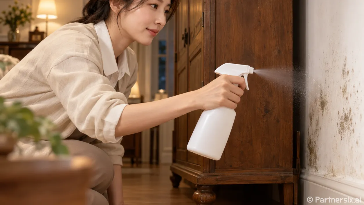 벽지 곰팡이 제거제 제대로 쓰는 방법