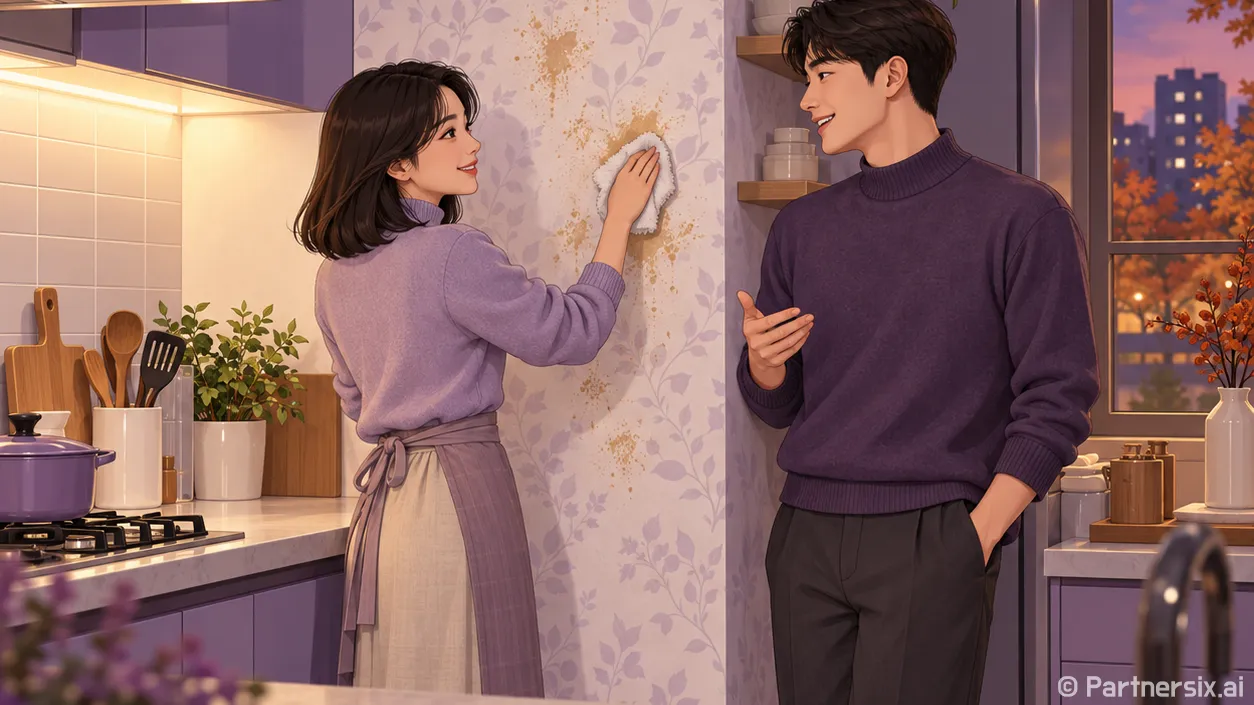 벽지 기름때 제거하려면 벽지 종류부터 확인하세요