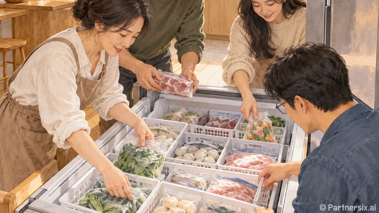냉동실 정리 칸막이 오래 쓰려면 이렇게 놓으세요