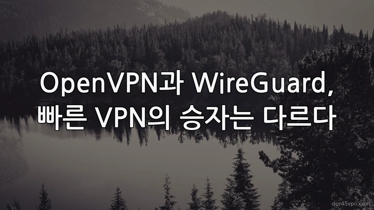OpenVPN과 WireGuard, 빠른 VPN의 승자는 다르다