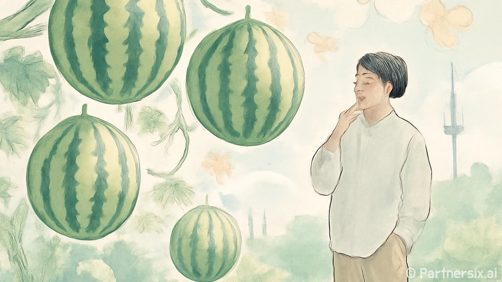 수박 수확시기 헷갈…