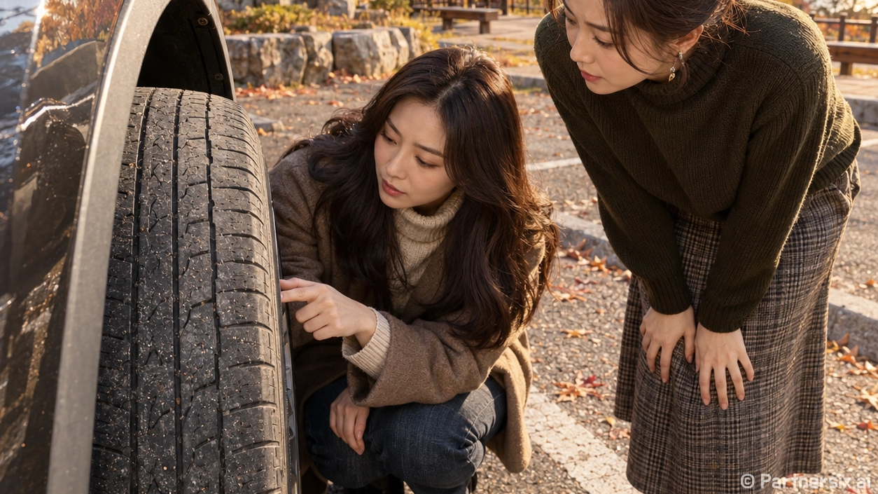 타이어교체 처음이라면 이렇게 확인하는 방법