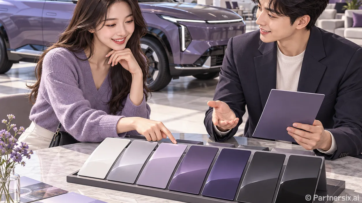 ev5 색상 고를 때 옵션값까지 확인하는 방법