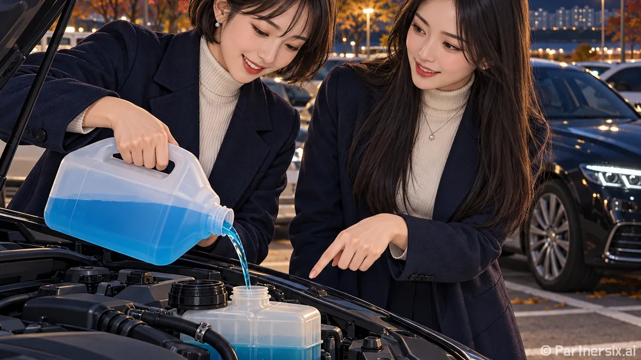 벤츠 냉각수 보충 비용 확인하고 채우는 방법