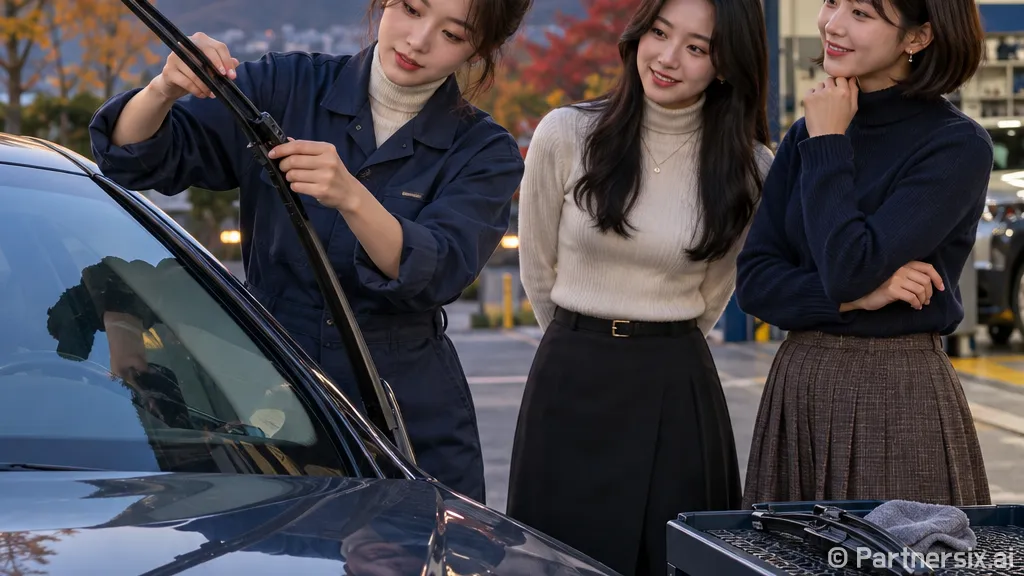 벤츠 와이퍼 교체할 때 차종별로 확인하는 방법