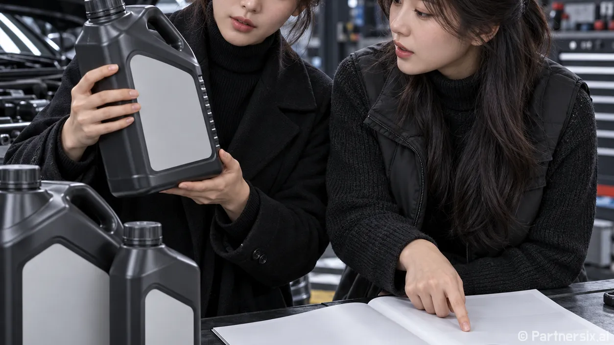 디젤엔진오일 규격 확인하고 교체하는 방법