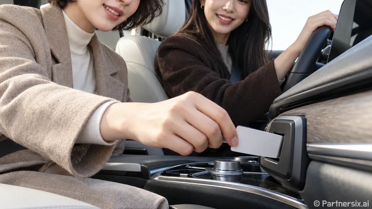 GV70 하이패스 카드 넣고 통행료 확인하는 방법