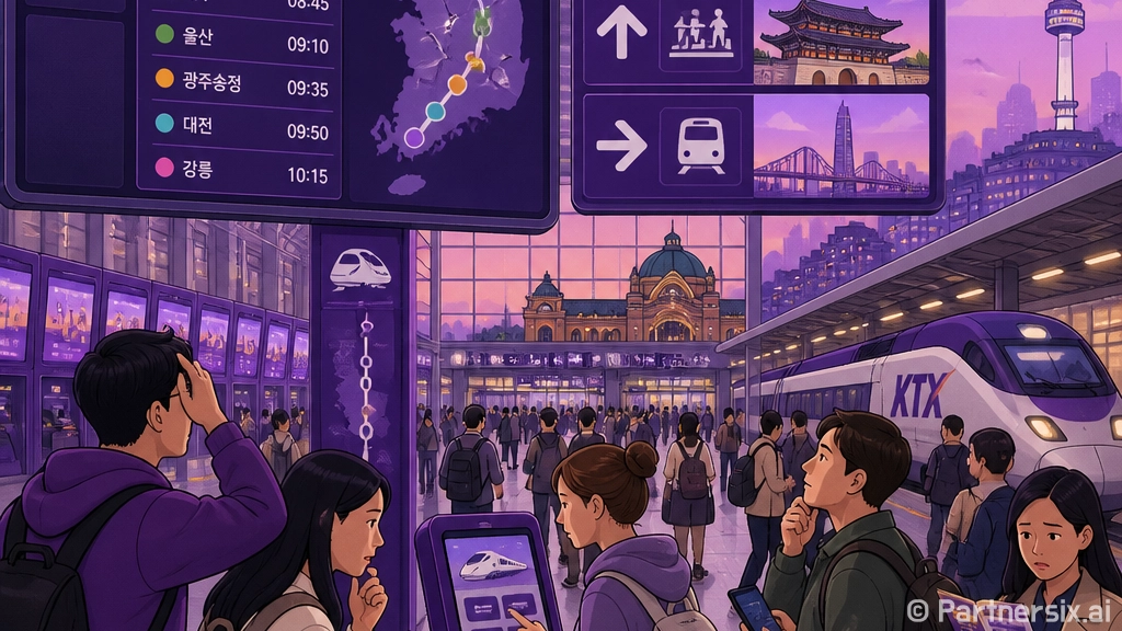 KTX 노선 처음 …