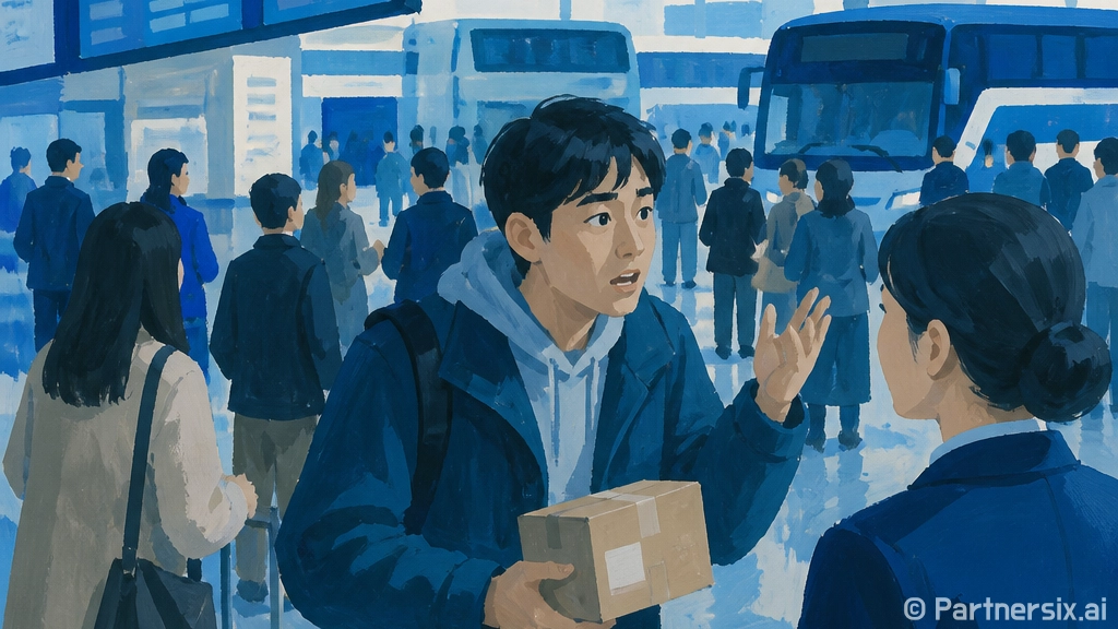 고속버스 택배 보내…