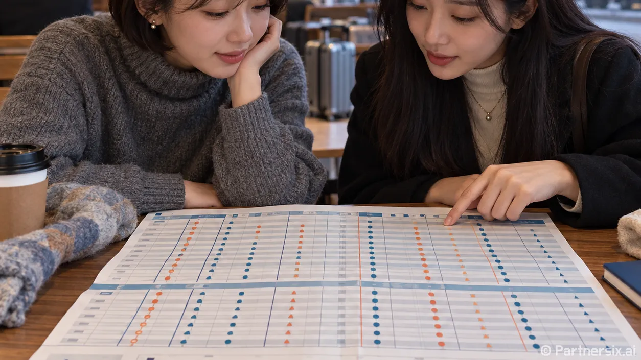 서울 강릉 ktx 시간표 읽고 원하는 열차 찾는 방법