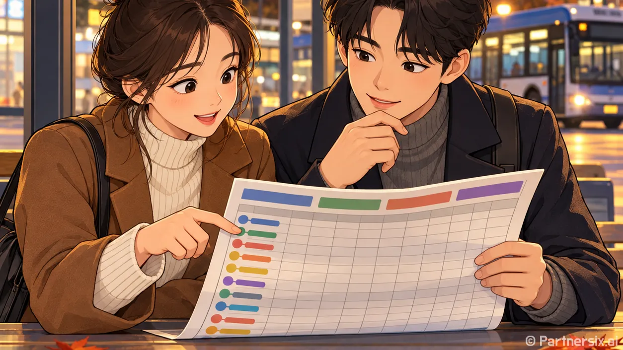 원주시내버스시간표 헷갈리지 않고 읽는 방법