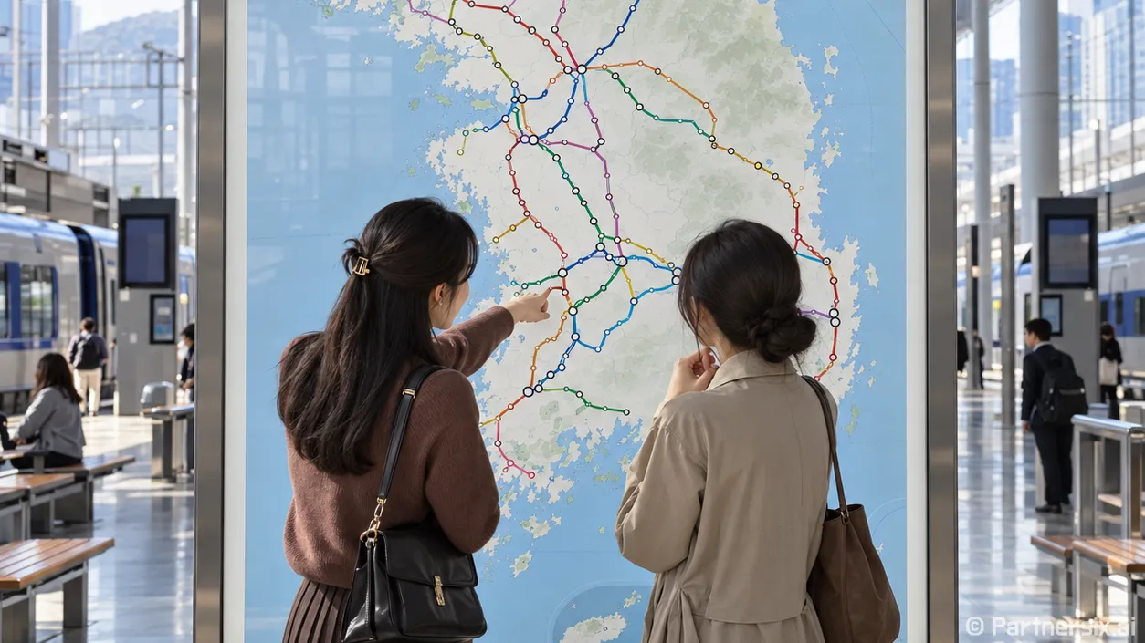 ktx 이음 노선도 보고 목적지별 열차 고르는 방법