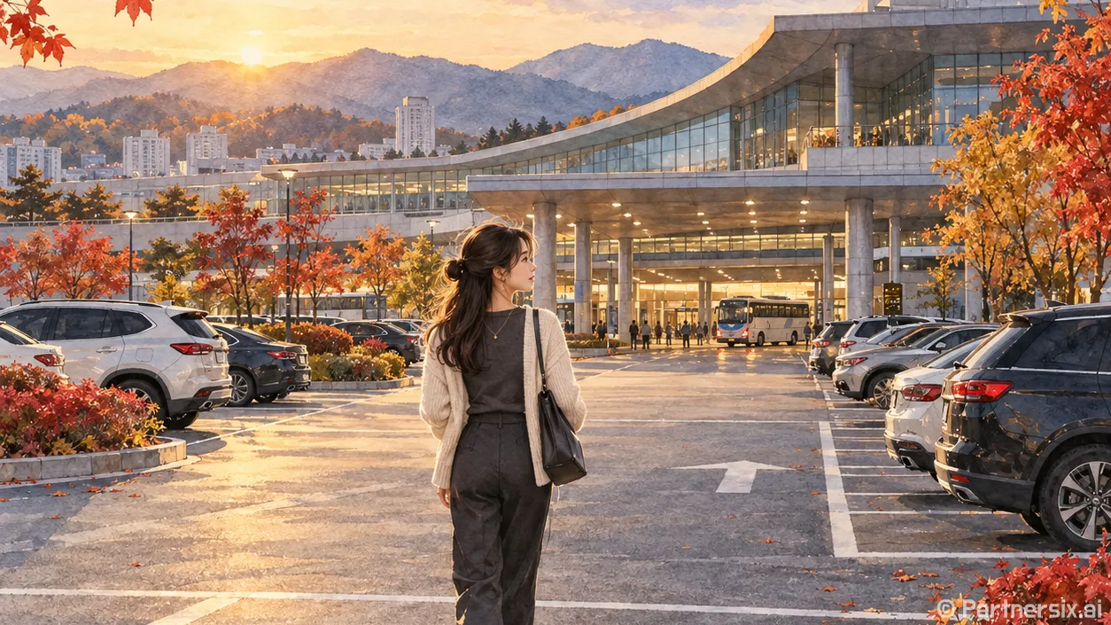 강릉 고속버스터미널 주차장 이용하는 방법