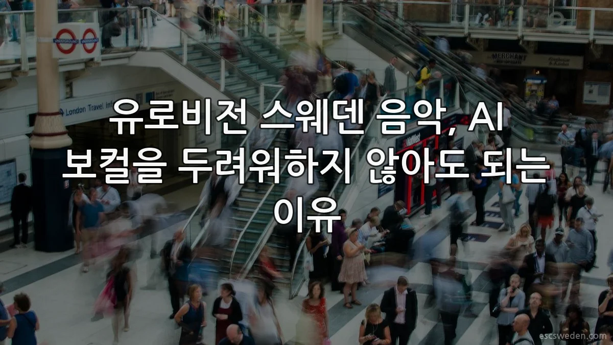 유로비전 스웨덴 음악, AI 보컬을 두려워하지 않아도 되는 이유