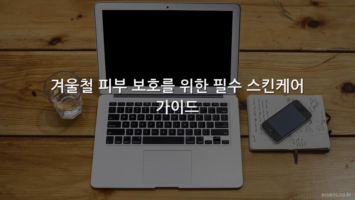 겨울철 피부 보호를 위한 필수 스킨케어 가이드