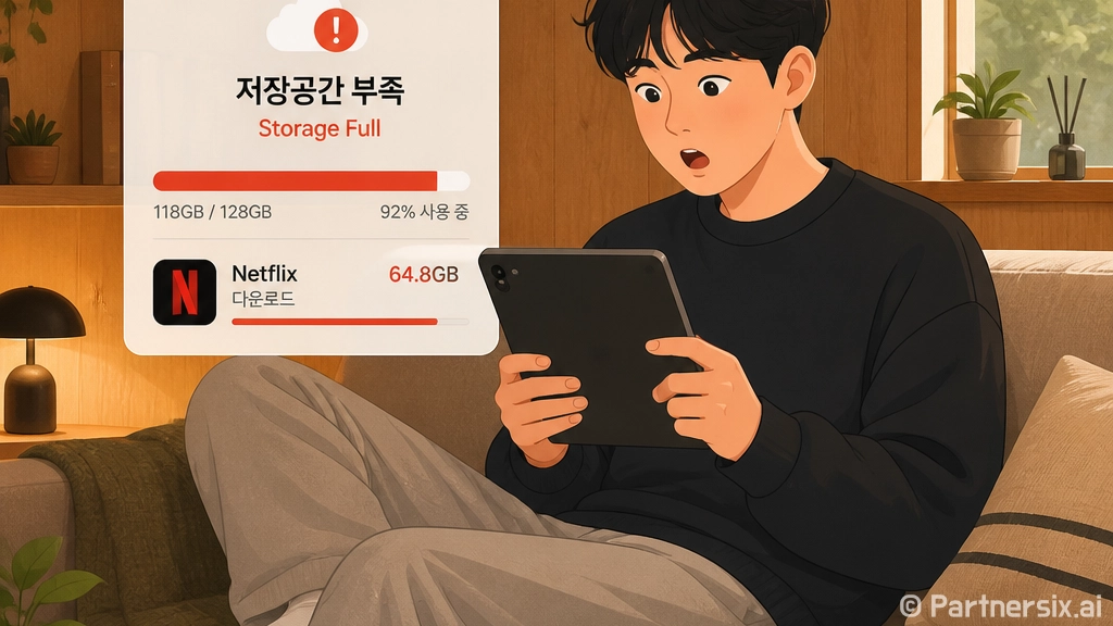 넷플릭스 저장공간 …