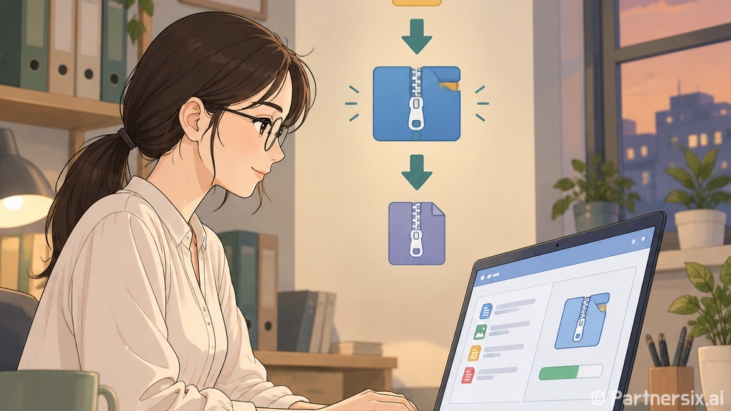 압축 파일 용량 줄이는 방법, 초보자도 실패 없이 하는 순서