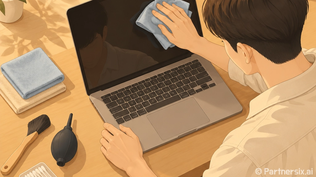 노트북청소 처음이라면 이렇게: 화면·키보드·통풍구 안전하게 닦는 방법