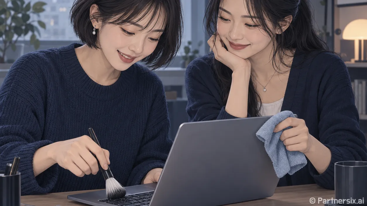 노트북청소 제대로 하는 방법, 먼지부터 키보드 기름때까지 집에서 해결하기