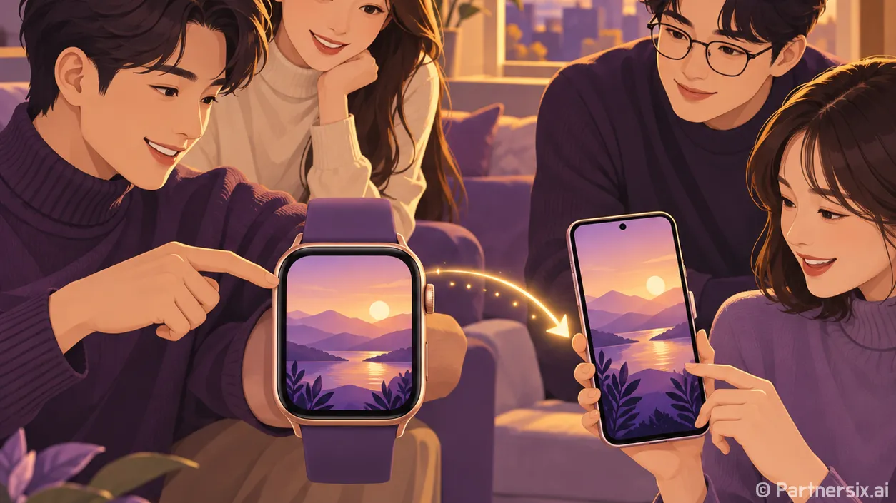 워치7 화면을 캡처해 휴대폰에 저장하는 방법