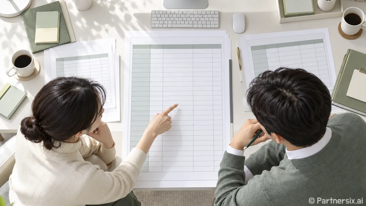 한글 표 만들기 간격을 맞추는 방법