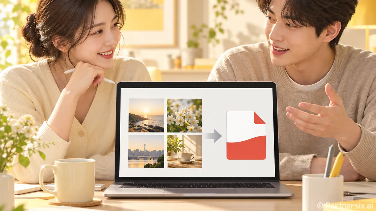 노트북에서 사진 여러 장을 PDF로 묶는 방법