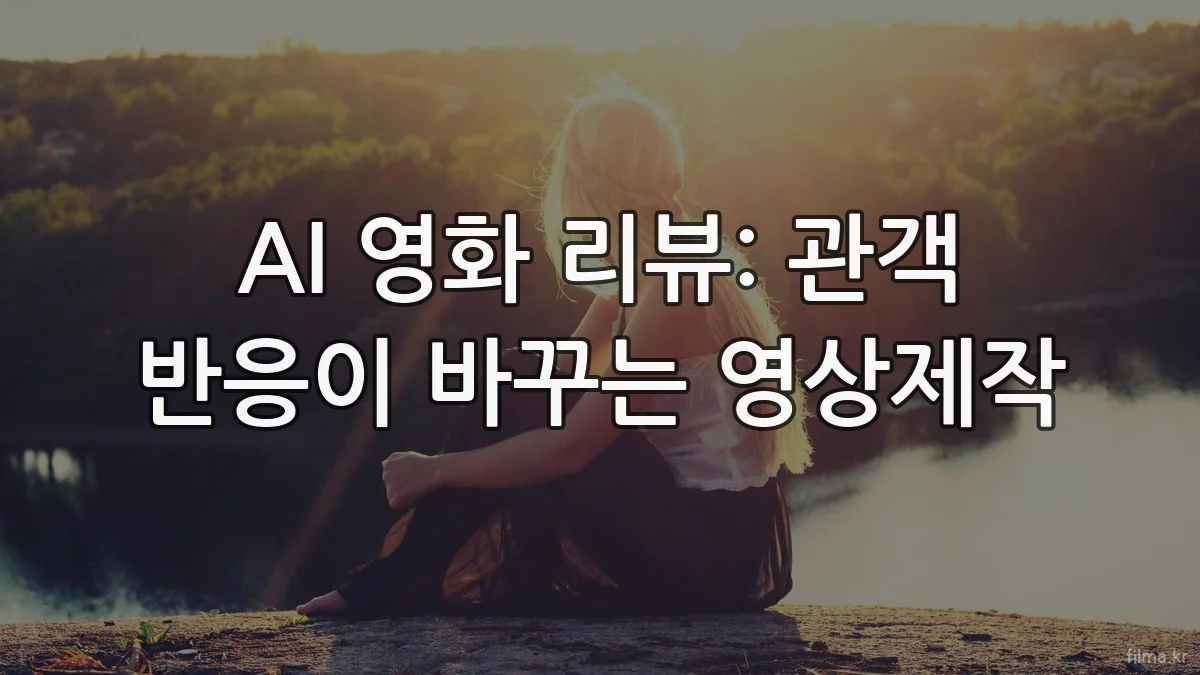 AI 영화 리뷰: 관객 반응이 바꾸는 영상제작