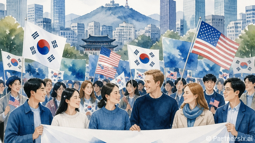 한미동맹단 집회, …