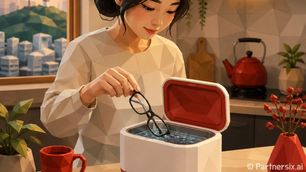 초음파세척기 제대로 쓰는 방법, 안경부터 액세서리까지 초보자도 쉽게