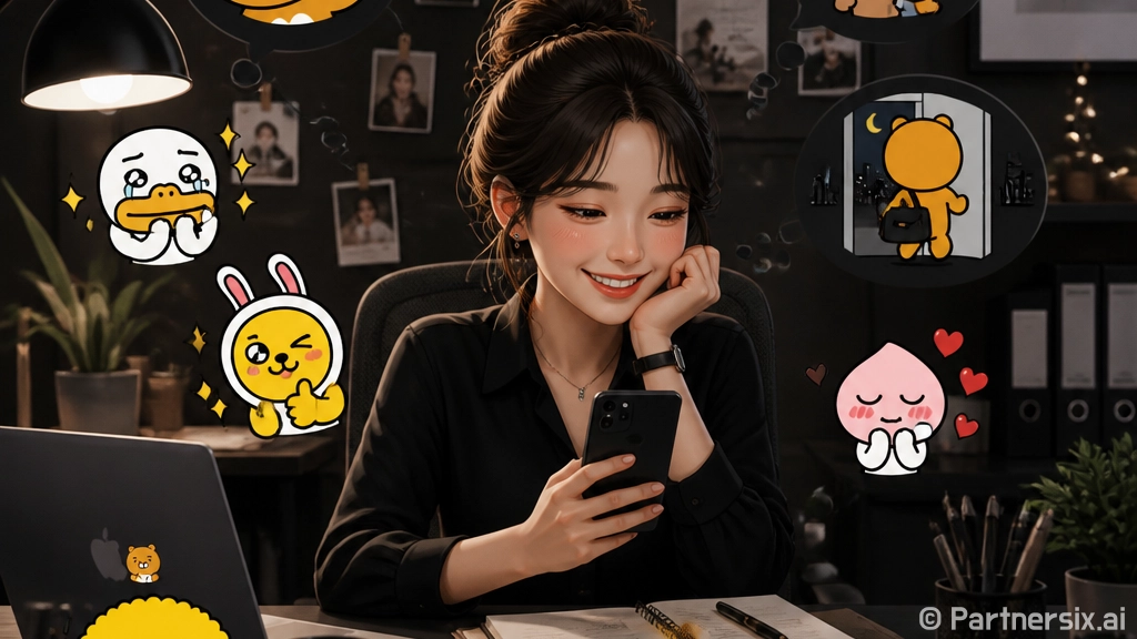 카카오톡 이모티콘 …