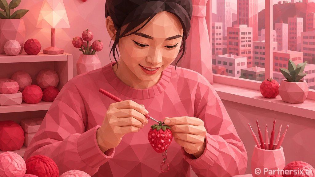 음식뜨개 도안 핀터…