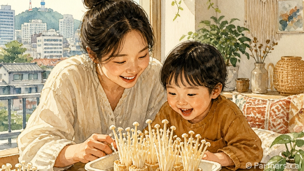 초보자를 위한 팽이버섯 키우기, 마트 버섯 밑동으로 시작하는 방법