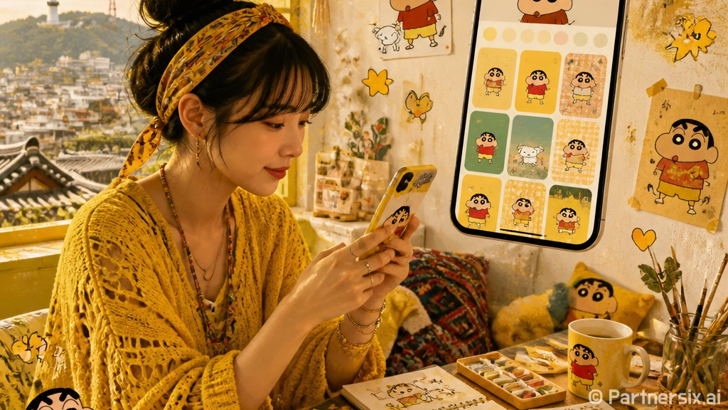아이폰 짱구 카톡테…