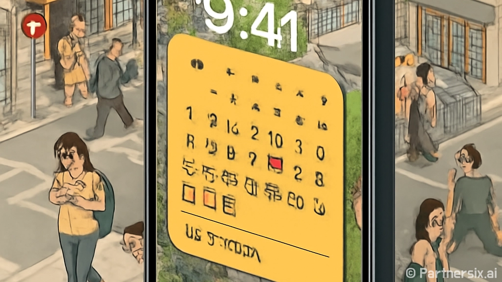 아이폰 잠금화면에 …